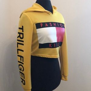 ASAP FASHION KILLA CROP HOODIE